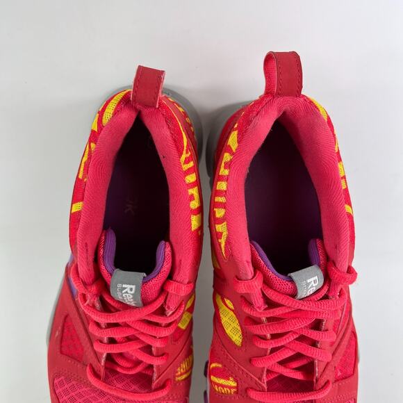 Reebok sublite foam running shoes 7.5 neon bright pink grey purple lightweight - Picture 11 of 12